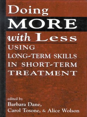 cover image of Doing More With Less